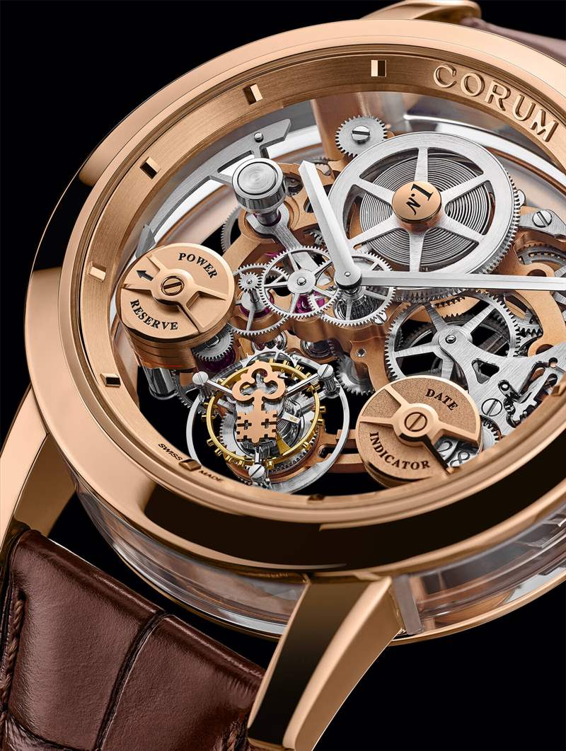 昆侖LAB 02系列鏤空多齒輪機械表-復刻表