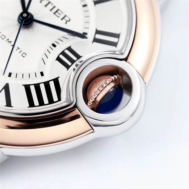 V6廠卡地亞33mm間玫瑰金藍氣球W2BB0023復刻表做工怎么樣-復刻表