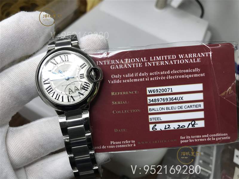 V6廠藍(lán)氣球-V6廠卡地亞藍(lán)氣球33mm機(jī)械女表復(fù)刻做工怎么樣-復(fù)刻表