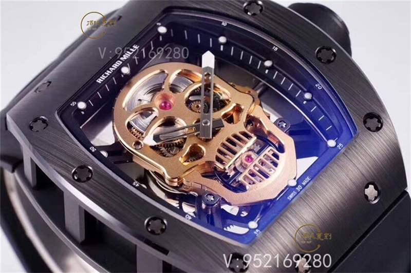 ZF廠理查德米勒RM052骷髏頭黑陶瓷復(fù)刻做工評(píng)測(cè)-復(fù)刻表