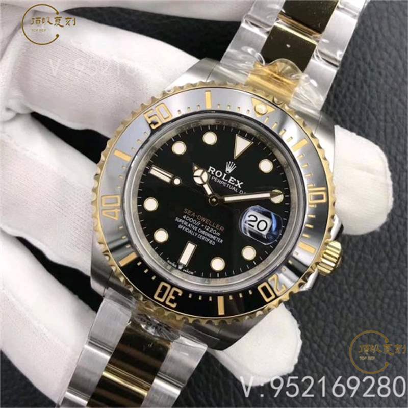 AR廠勞力士間金單黃鬼王海使型復(fù)刻表126603做工怎么樣-復(fù)刻表