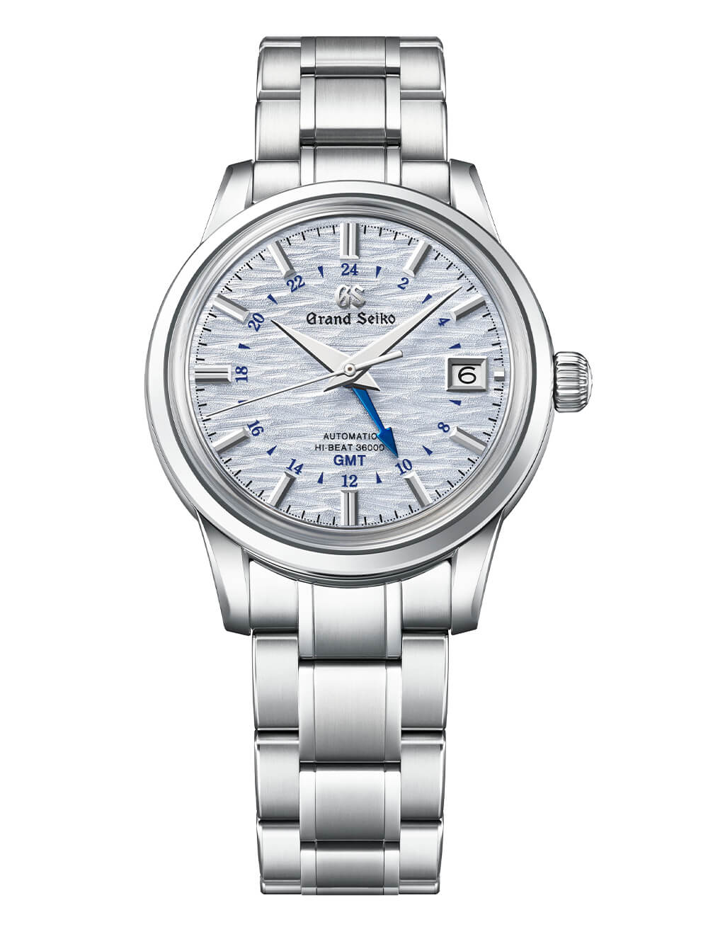 精工表Elegance GMT四季系列山丘湖泊山脈靈感來源設(shè)計的表盤-復(fù)刻表