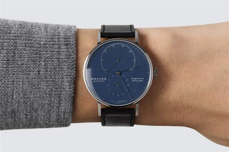 德國不銹鋼簡約設計Nomos Lambda手表960.S1-復刻表