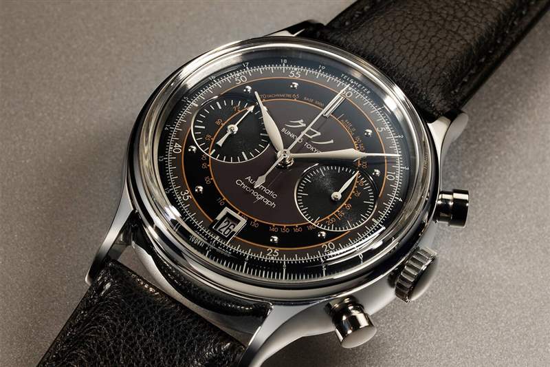 日本小眾手表品牌黑野Kurono Chronograph 2計時腕表-復(fù)刻表