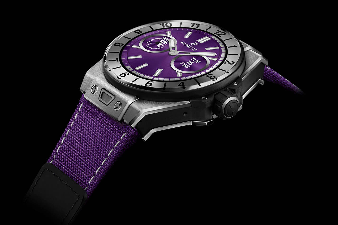 宇舶Big Bang E超級聯(lián)賽足球定制紫色腕表-復(fù)刻表