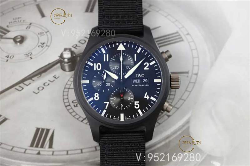 ZF廠萬國陶瓷飛行員計時復刻表外觀會一眼假嗎-復刻表