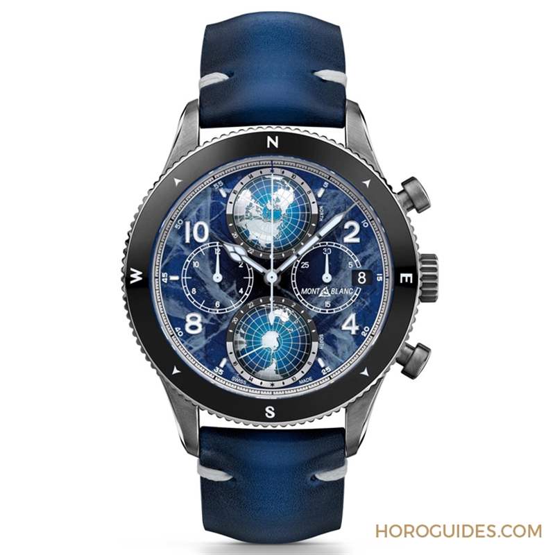 零氧！耐用、精準(zhǔn)、不起霧｜Montblanc 1858系列Geosphere世界時區(qū)零氧限量腕表的極限探險(xiǎn)魂-復(fù)刻表
