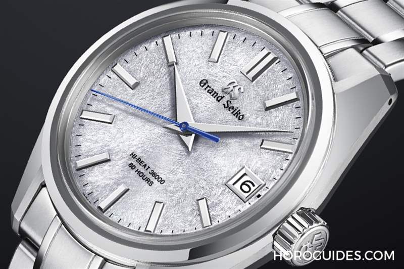 淡藍面盤呈現巖手山「融雪」美景，Grand Seiko 44GS首款白鋼材質-復刻表