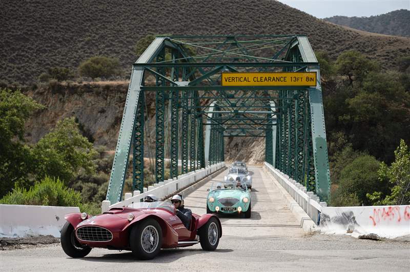 駕駛California Mille 復古跑車拉力賽的一天，佩戴蕭邦腕表-復刻表