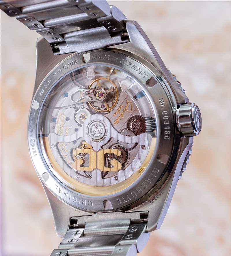 動手實踐：格拉蘇蒂原創(chuàng) SeaQ 綠色表盤精鋼潛水表-復刻表