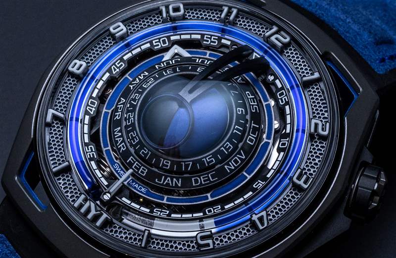 動手實踐：HYT Moonrunner Supernova 藍色手表-復刻表