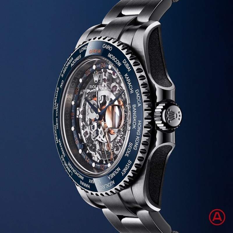 超型客制勞力士 | 定制GMT-Master II透視表盤加表圈大變身-復刻表