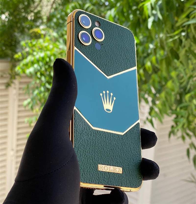 Rolex限量版iPhone開箱？24K金打造真土豪風范比戴勞力士更氣派-復刻表