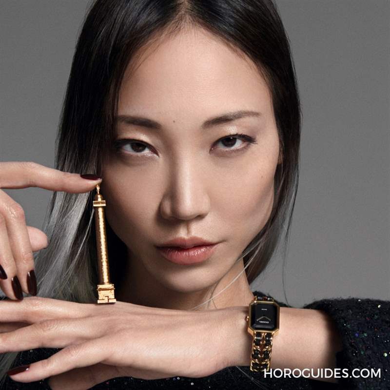 35年經(jīng)典CHANEL Première腕表升級再現(xiàn)，超模樸秀珠同框揭幕-復(fù)刻表