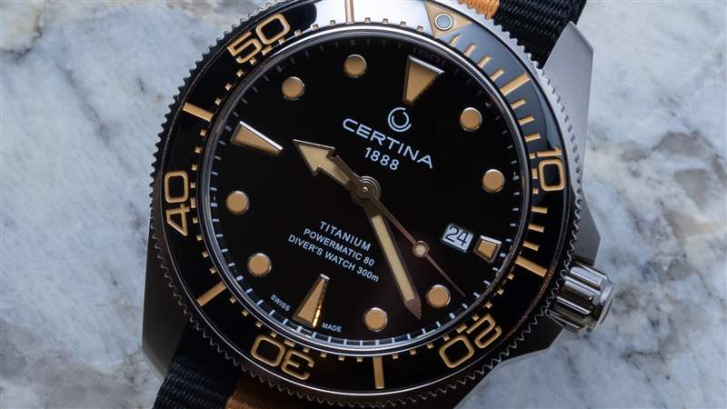 觀看評論：Certina DS Action Diver Titanium-復刻表