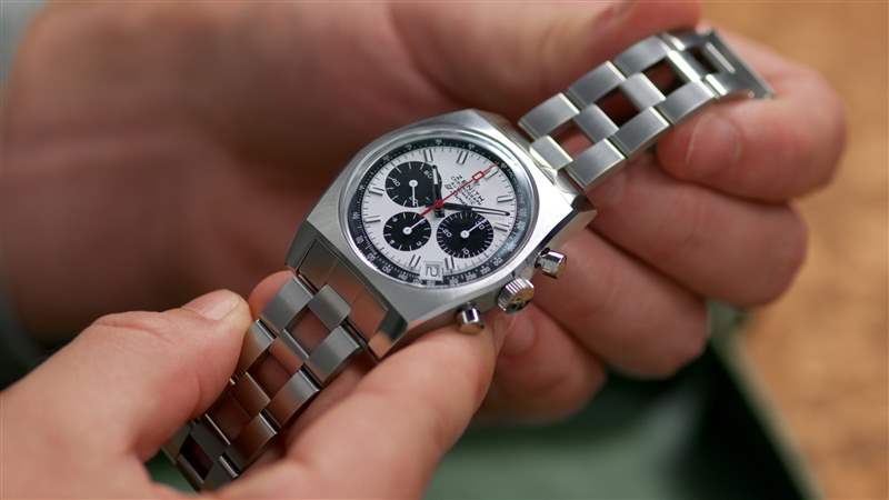 規(guī)格表復活了！帶著真力時 A384 Revival 回到過去（配有梯形手鏈）-復刻表