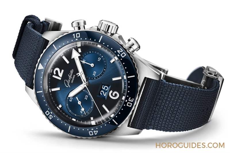 藍面、藍陶瓷圈打頭陣！ Glashütte Original SeaQ系列首次搭載計時功能-復刻表