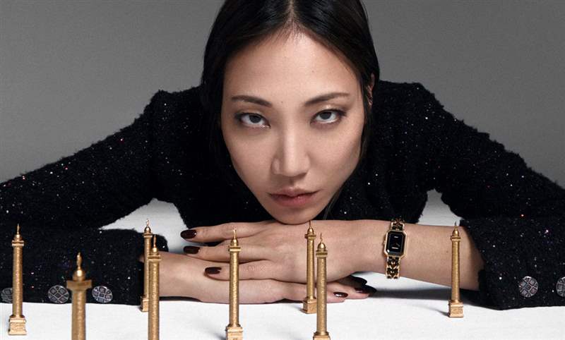 35年經(jīng)典CHANEL Première腕表升級再現(xiàn)，超模樸秀珠同框揭幕-復(fù)刻表