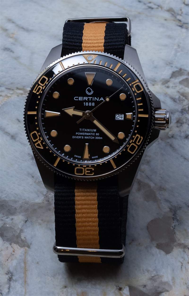 觀看評論：Certina DS Action Diver Titanium-復刻表