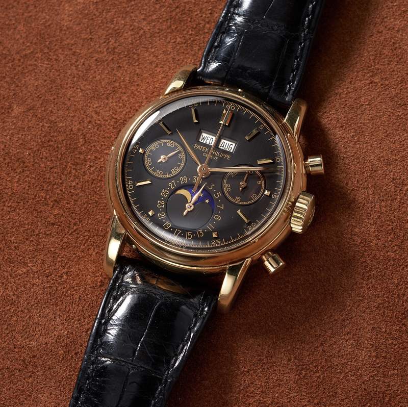 黑色表盤百達翡麗2499的售價應該低于上次售出的價格2000年。-復刻表