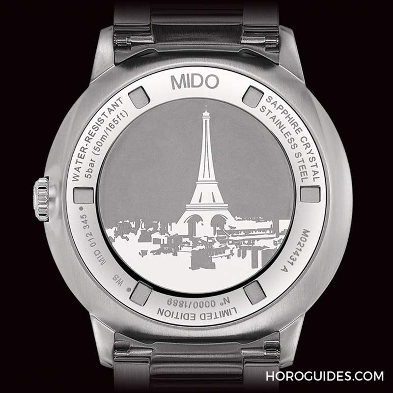 MIDO美度表「靈感源于建筑」20周年香榭系列限量表壓軸登場-復(fù)刻表