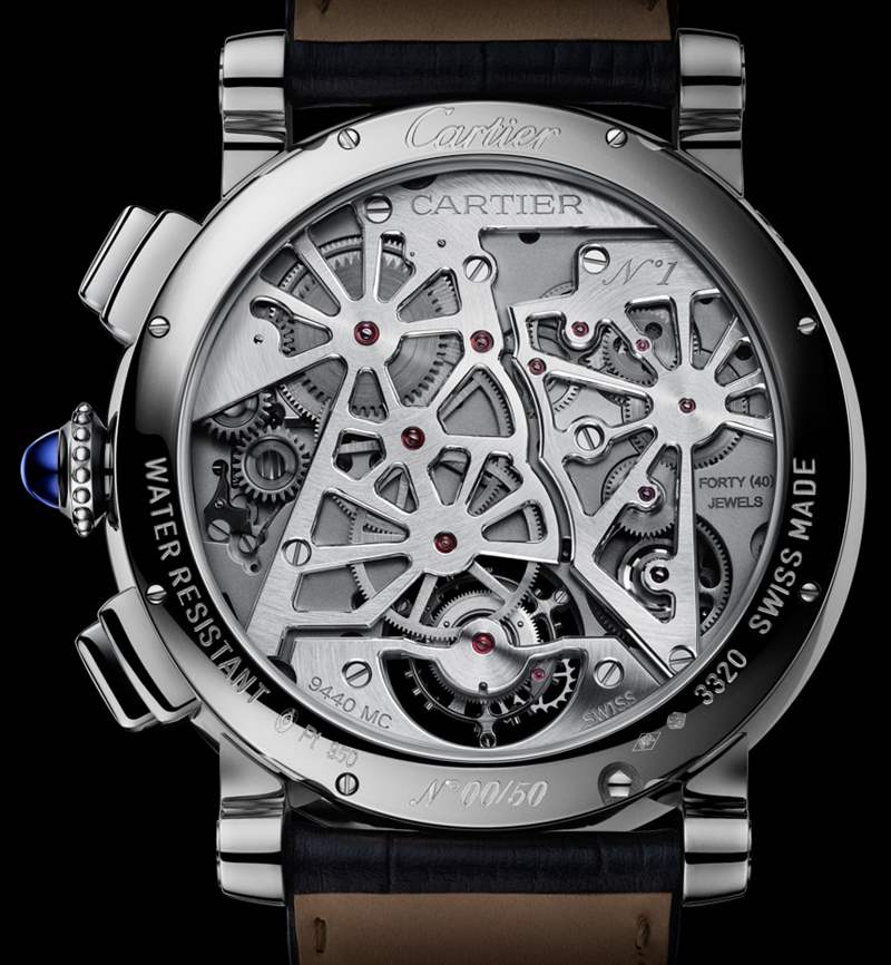 Rotonde de Cartier地球與月球陀飛輪腕表-復刻表