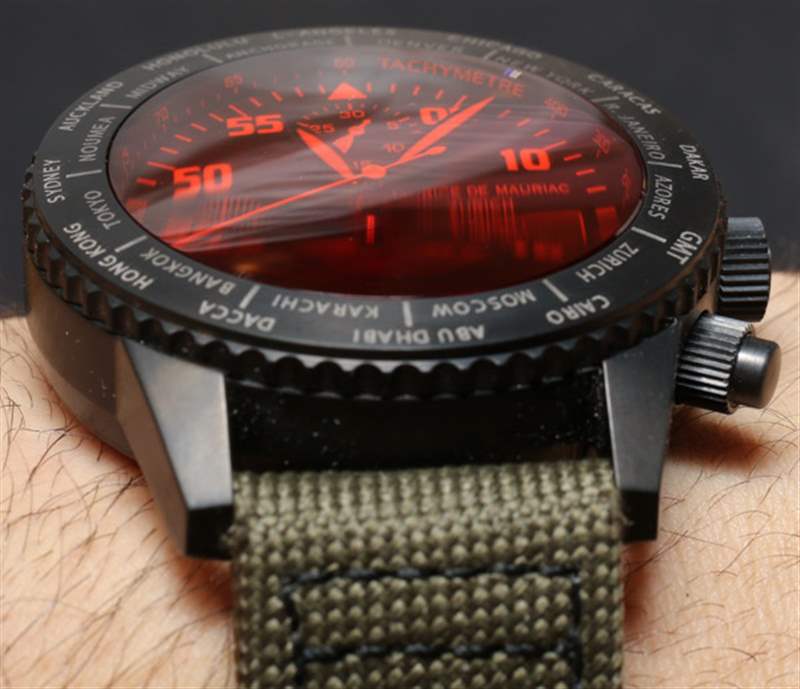 Maurice de Mauriac計時碼表現(xiàn)代旅行計時器腕表評論-復(fù)刻表