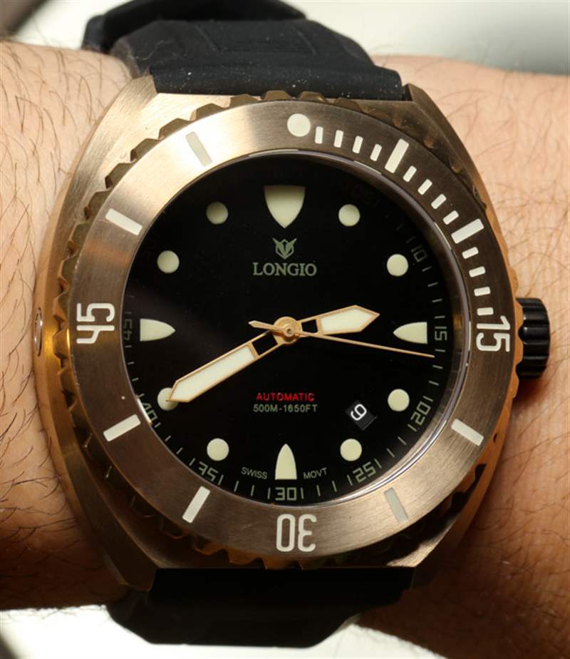 Longio朱克青銅手表評論-復刻表