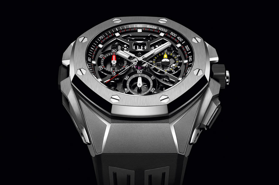 AP皇家橡樹概念系列新作首度融入雙追針飛返計時與表帶快拆設計-復刻表