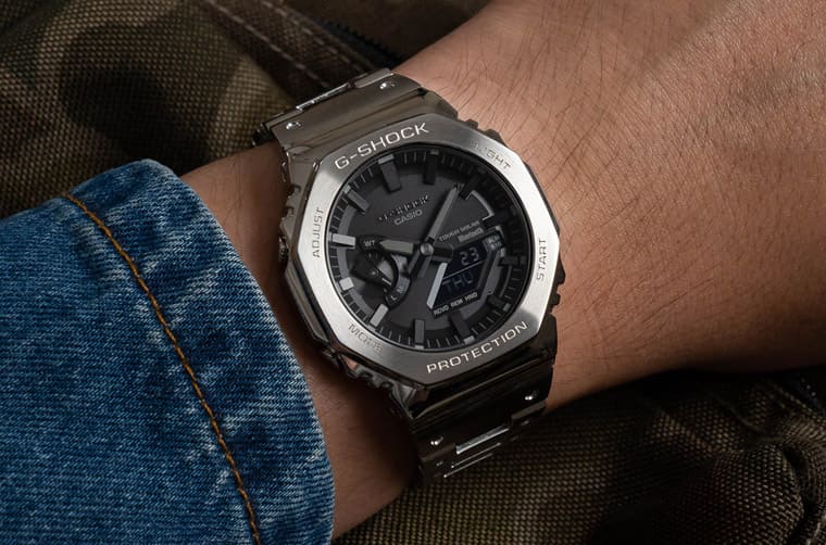 評(píng)點(diǎn)G-SHOCK“全金屬”農(nóng)家橡樹GM-B2100運(yùn)動(dòng)表-復(fù)刻表