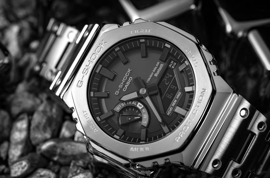 評(píng)點(diǎn)G-SHOCK“全金屬”農(nóng)家橡樹GM-B2100運(yùn)動(dòng)表-復(fù)刻表