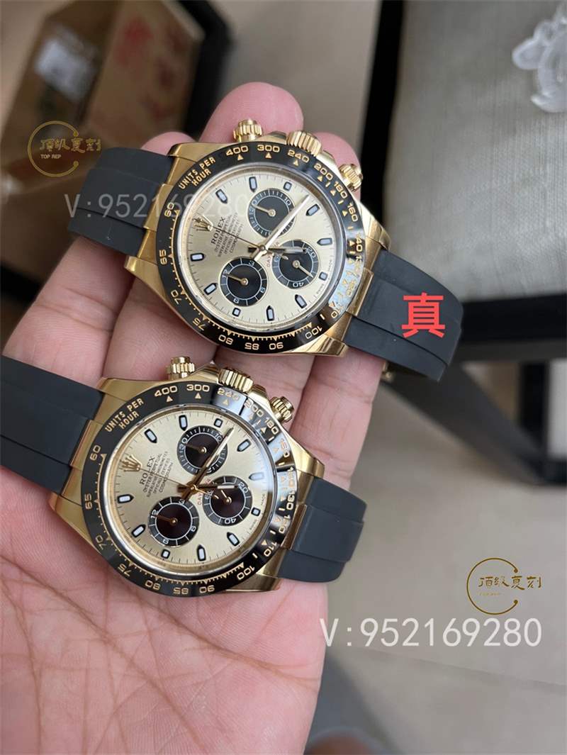Clean廠C廠勞力士余文樂迪通拿真假對比,C廠余文樂對比正品區(qū)別大嗎-復(fù)刻表