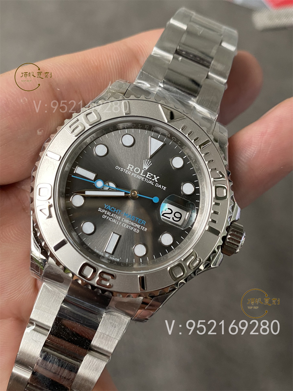 VS廠勞力士藍/灰游艇3235機芯和C廠游艇上海機芯怎么區分-復刻表