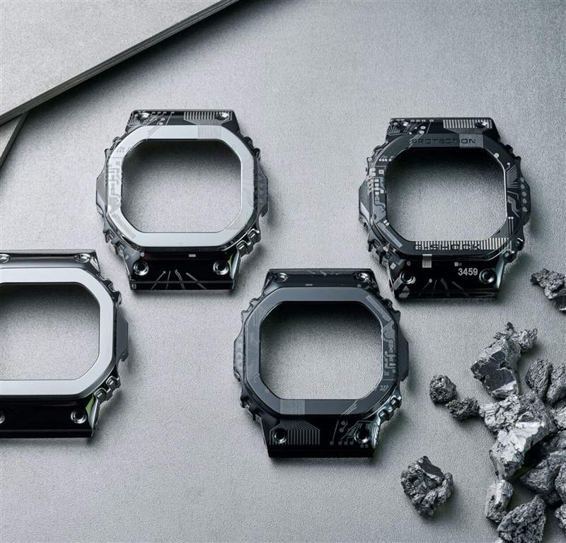 G-SHOCK推出GMW-B5000TCC電子腕表：電路板圖案表殼-復刻表