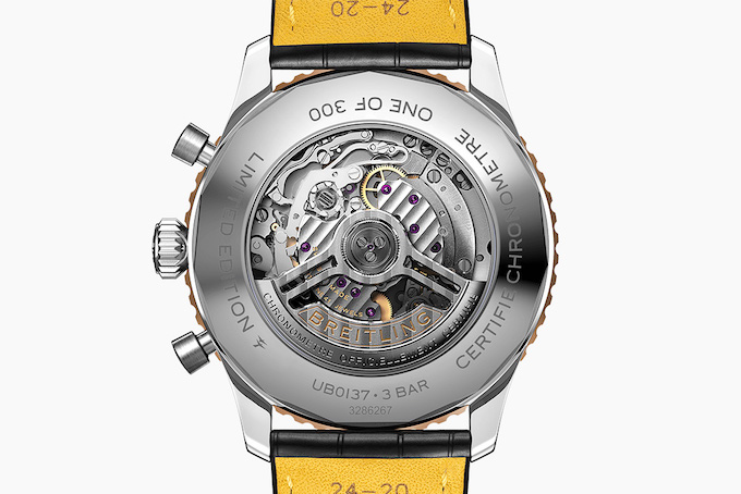 百年靈推出美國獨家Navitimer計時碼表，采用醒目的灰色配色-復刻表