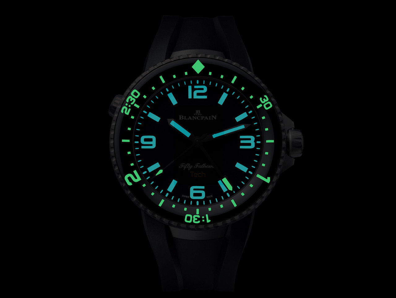 寶珀推出Fifty Fathoms 70th Anniversary Act 2 Tech Gombessa潛水腕表：3小時潛水計時-復(fù)刻表