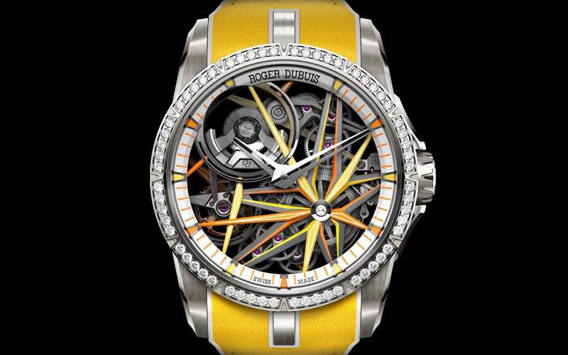 羅杰杜彼推出Excalibur Blacklight Monobalancier限量鏤空腕表-復刻表