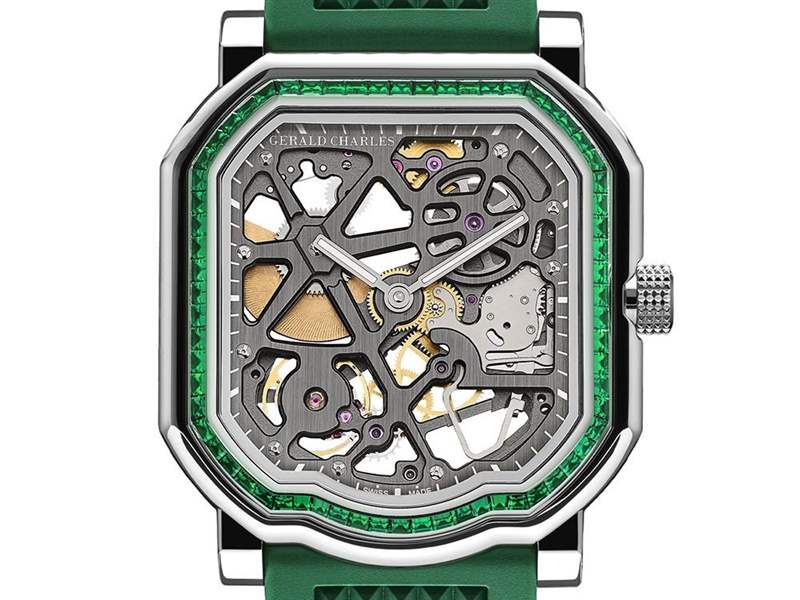 Gérald Charles推出Maestro 8.0 Squelette Gem-Set Limited Edition寶石表圈鏤空腕表-復刻表