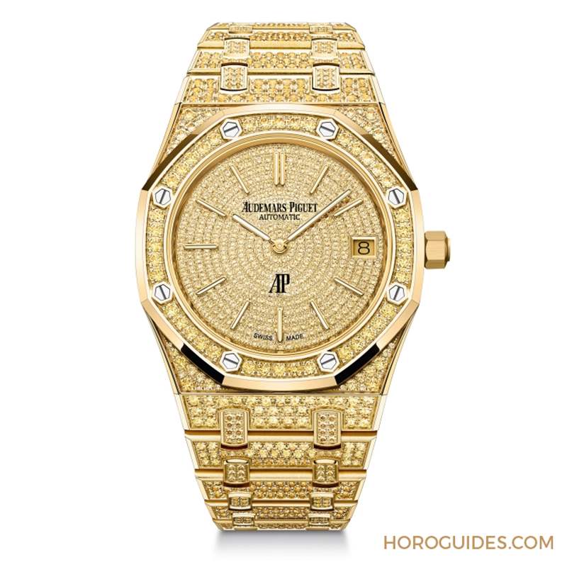 光彩熠熠！愛彼Royal Oak Jumbo全鑲寶石版限量登場-復刻表