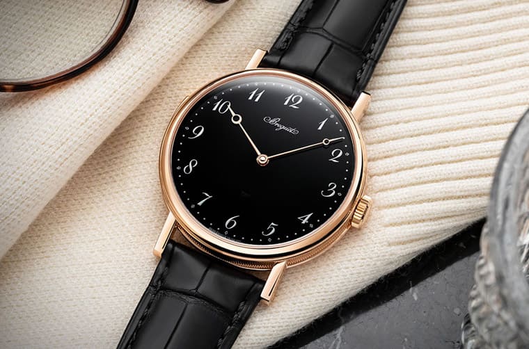 寶琺璣Classique 7637三問表改換玫瑰金表殼搭黑色琺瑯面盤表背依舊令人超驚艷-復(fù)刻表