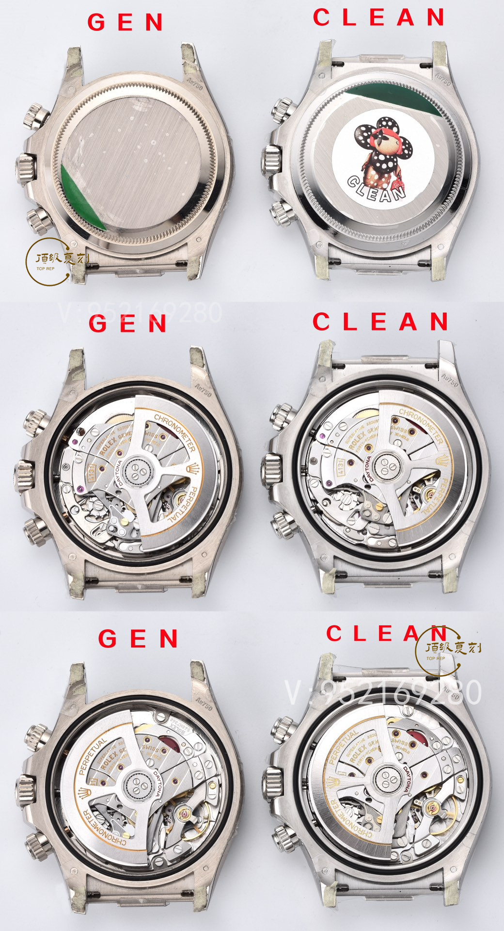 Clean廠C廠復刻新款勞力士4131機芯水泥灰迪M126519手表對比正品怎么樣-復刻表