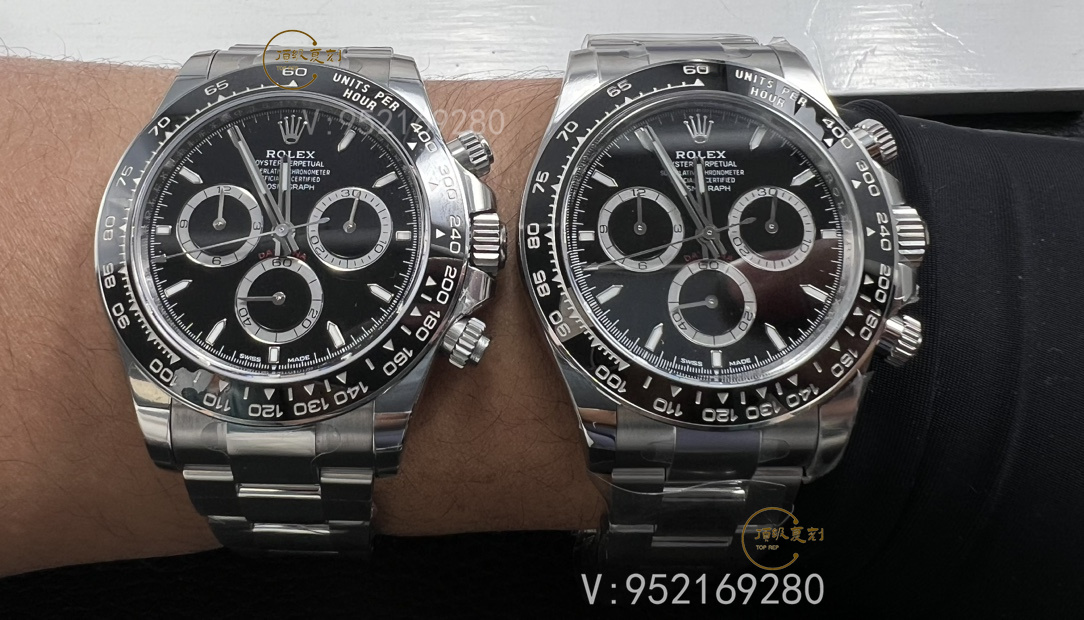 Clean廠C廠勞力士4131黑陶迪126500ln手表對比正品怎么樣-復刻表