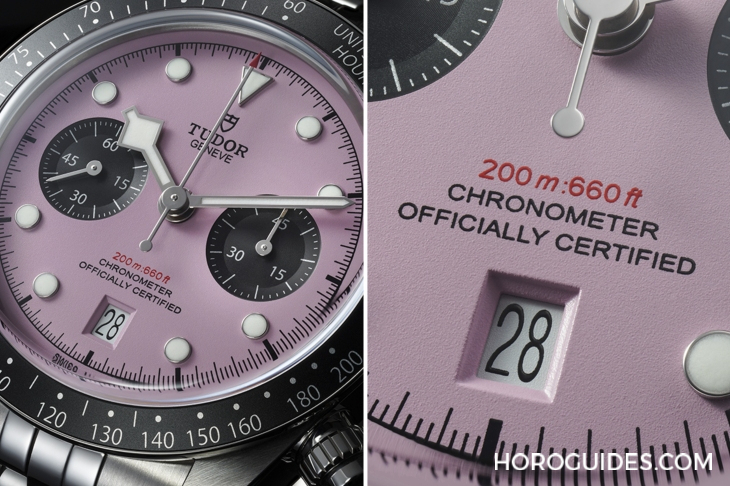 顛覆傳統的粉紅熊貓！帝舵表TUDOR發表Black Bay Chrono 'Pink'粉紅表盤計時碼表-復刻表