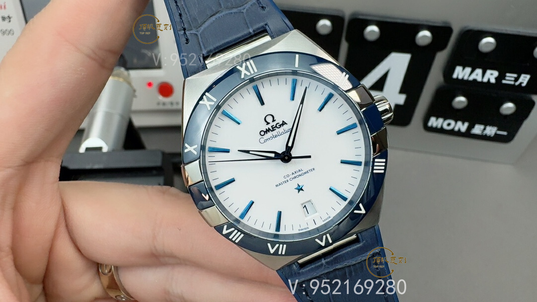 VS廠歐米茄第五代星座藍(lán)圈白面腕表：精致復(fù)刻與性能評(píng)測(cè)-復(fù)刻表