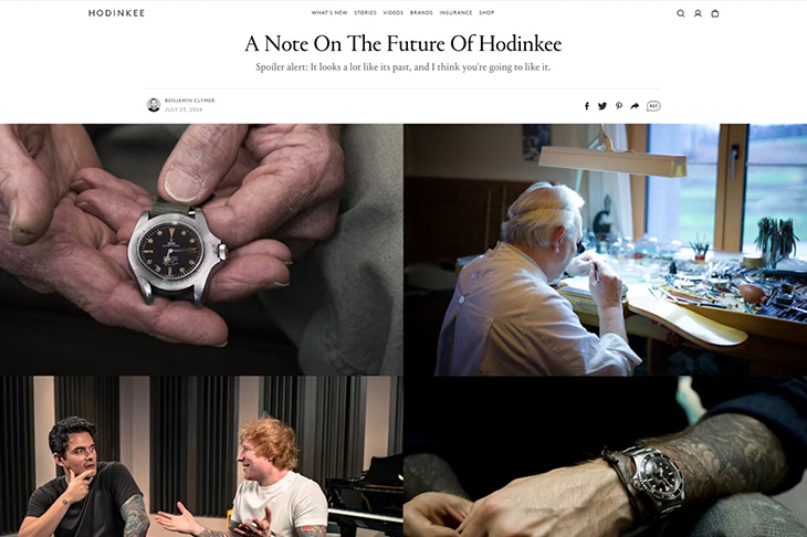 Hodinkee創辦人發文，鐘表媒體平臺在這個時代的生存之道有解嗎？-復刻表