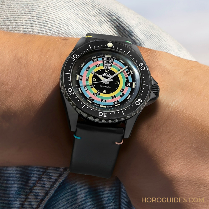 漆黑中的復古“彩虹圈”！ MIDO再度推出Ocean Star Decompression Timer 1961復刻限量版-復刻表