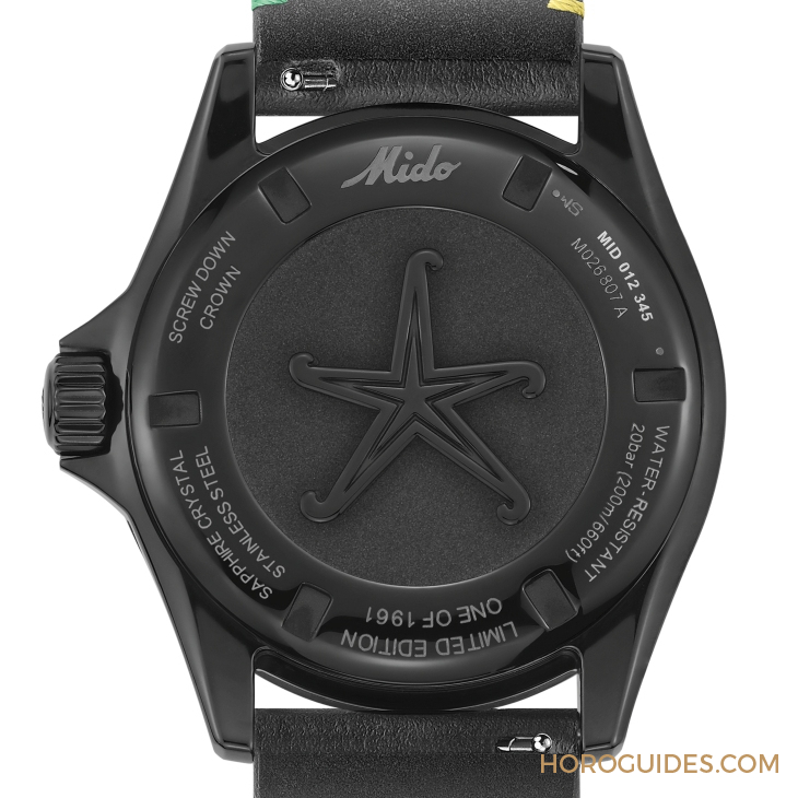 漆黑中的復古“彩虹圈”！ MIDO再度推出Ocean Star Decompression Timer 1961復刻限量版-復刻表