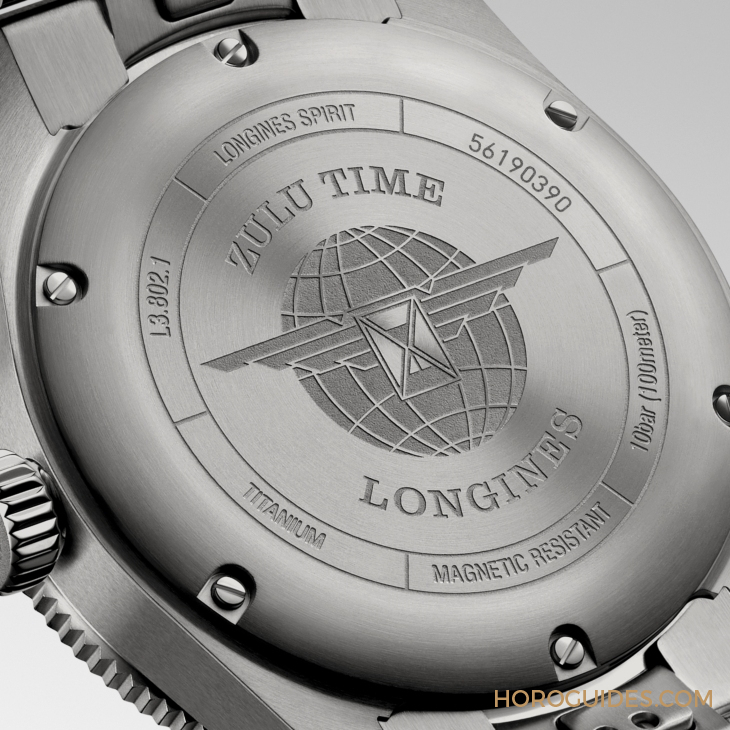 LONGINES Spirit再掀熱潮！ Spirit Zulu Time鈦金屬腕表與計(jì)時(shí)秒表間金新色登場-復(fù)刻表