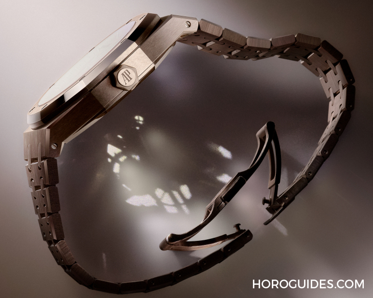 愛彼皇家橡樹系列新篇章:沙金材質(zhì)陀飛輪鏤空腕表的奢華演繹-復刻表