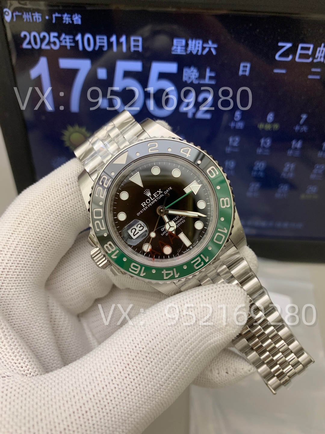 VS廠勞力士雪碧圈左撇子M126720VTNR-0001腕表V3版評(píng)測(cè)-復(fù)刻表